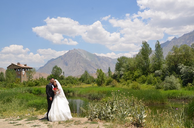 Demir ve Başaran ailesinin mutlu günü 2