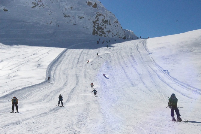 Hakkari dağlarında kayak sezonu açıldı 4
