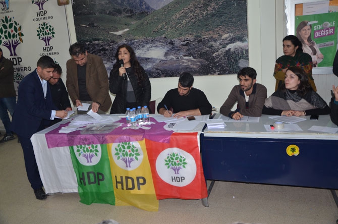 HDP, Hakkari'de ön seçime gitti 6