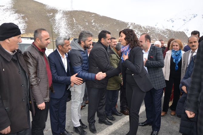 Hakkari’de HDP adaylarına görkemli karşılama 8