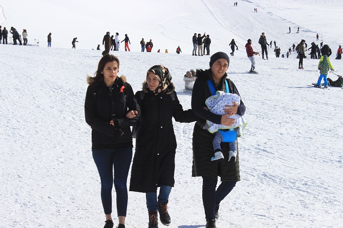 Hakkari'deki Kayak Merkezine Hafta Sonu Akını 13