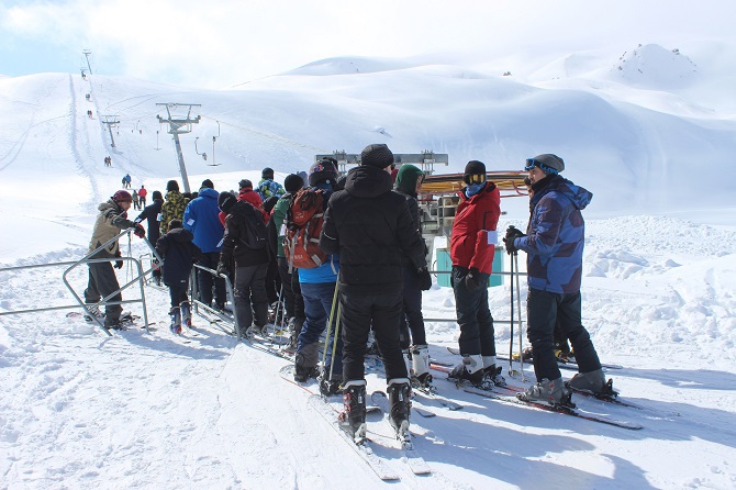 Hakkari'deki Kayak Merkezine Hafta Sonu Akını 4