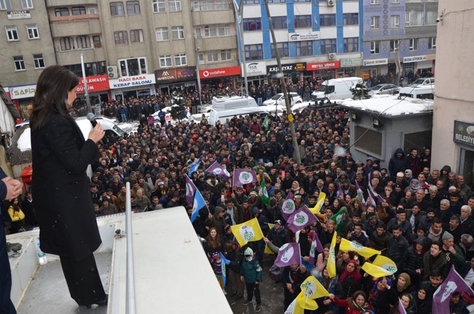 HDP Hakkari’de seçim bürosu açtı! 24