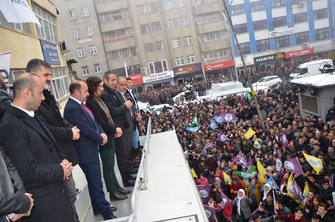 HDP Hakkari’de seçim bürosu açtı! 8