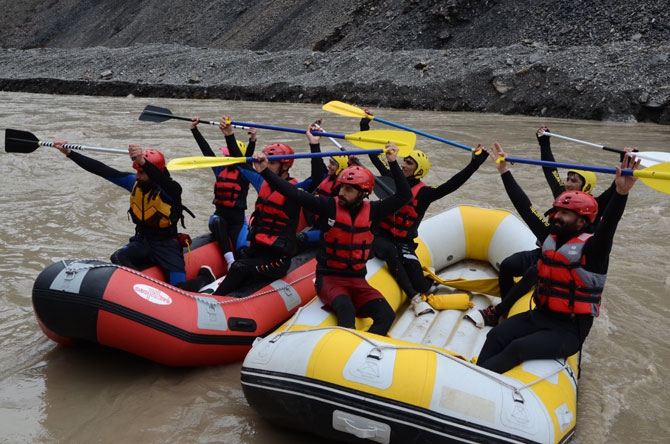 Zap’ta rafting şampiyonasına hazırlanıyorlar! 15