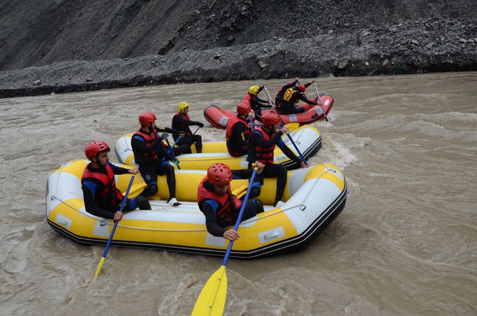 Zap’ta rafting şampiyonasına hazırlanıyorlar! 16