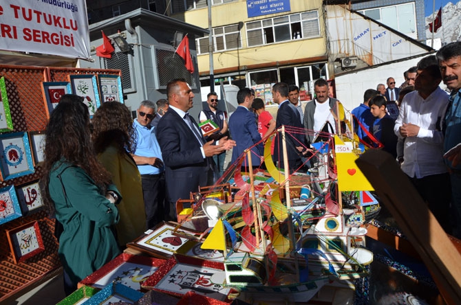 Hakkari'deki tutuklu ve hükümlüler sergi açtı 15