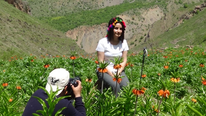 Hakkari'de doğaseverlerin 'Ters Lale' buluşması 14
