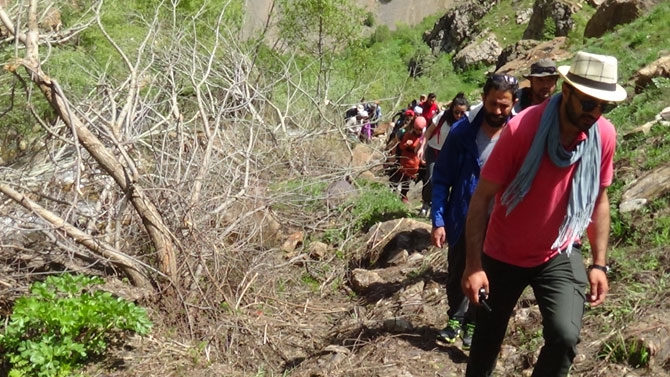 Hakkari'de doğaseverlerin 'Ters Lale' buluşması 6