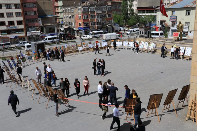Güzel Sanatlar Lisesi öğrencilerinin sergisi açıldı 1