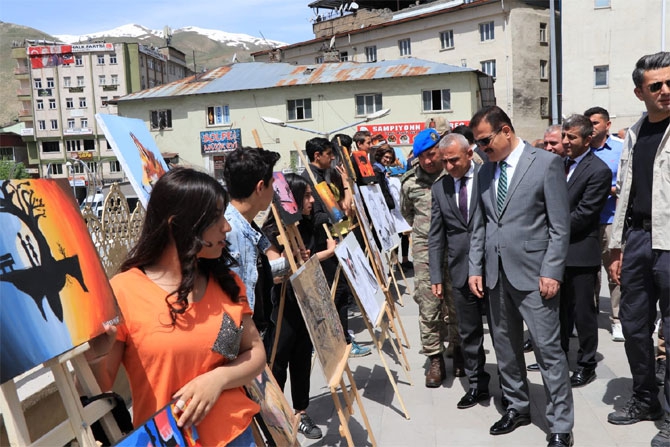 Güzel Sanatlar Lisesi öğrencilerinin sergisi açıldı 10