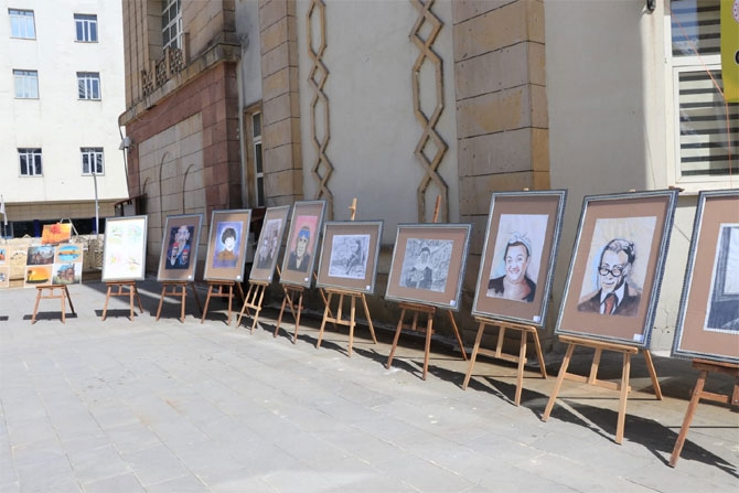 Güzel Sanatlar Lisesi öğrencilerinin sergisi açıldı 2