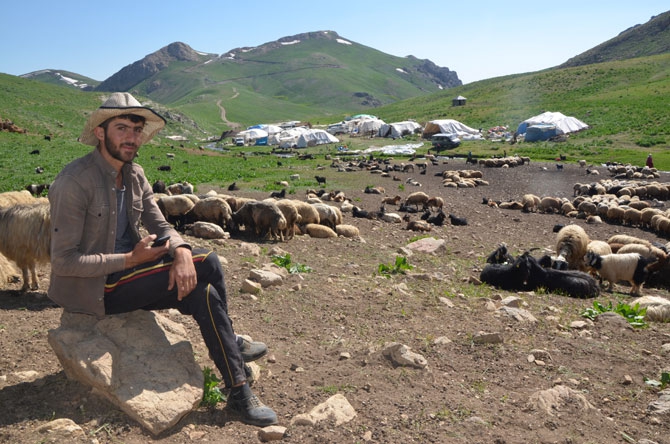 Hakkari'de zorlu yayla yolculuğu 5