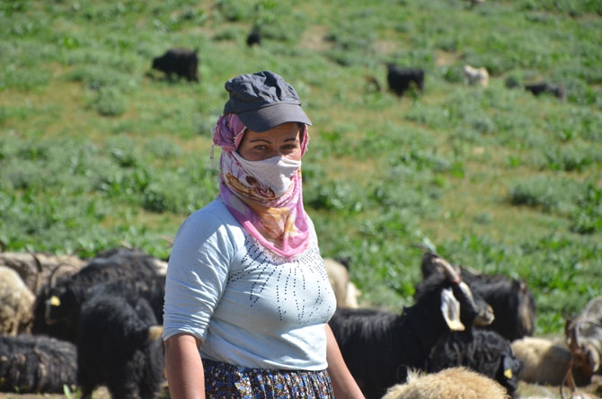 Hakkari'de zorlu yayla yolculuğu 6