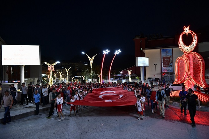 Hakkari'de 15 Temmuz programı düzenlendi 2