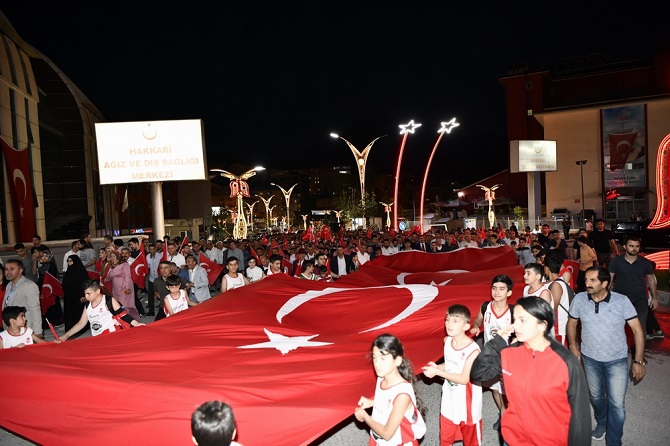 Hakkari'de 15 Temmuz programı düzenlendi 3