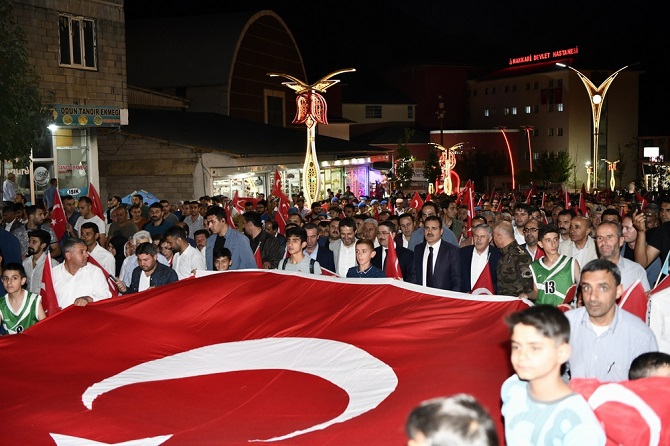 Hakkari'de 15 Temmuz programı düzenlendi 4