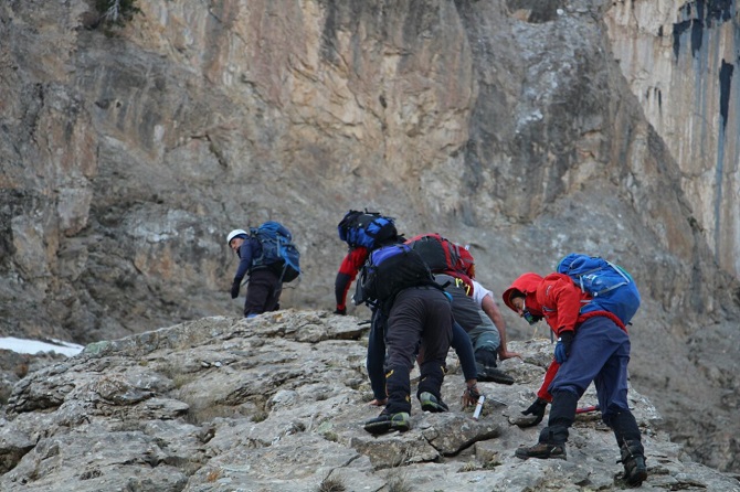 Hakkari Sümbül dağına böyle çıktılar 4