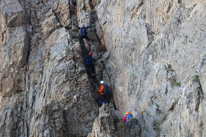 Hakkari Sümbül dağına böyle çıktılar 7