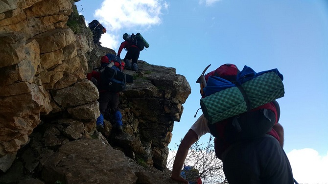 Hakkari Sümbül dağına böyle çıktılar 9