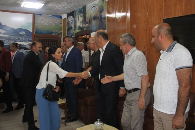 Hakkari belediyesinde bayramlaşma 2