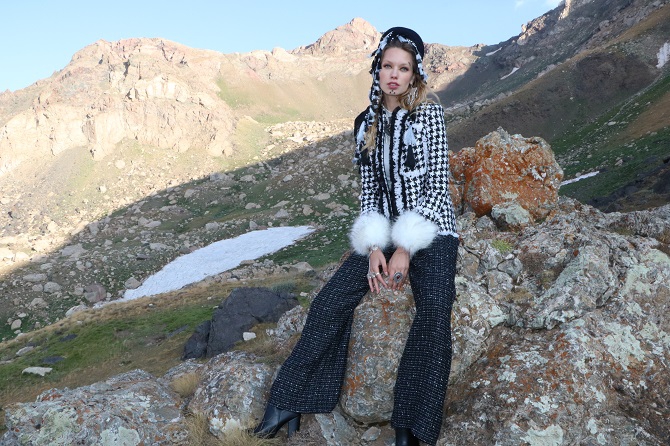 Hakkari'deki berçelan yaylası'nda moda çekimi 19