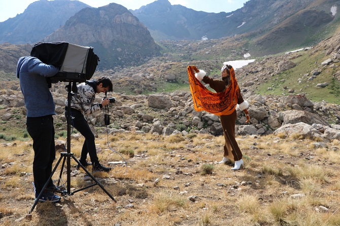 Hakkari'deki berçelan yaylası'nda moda çekimi 5