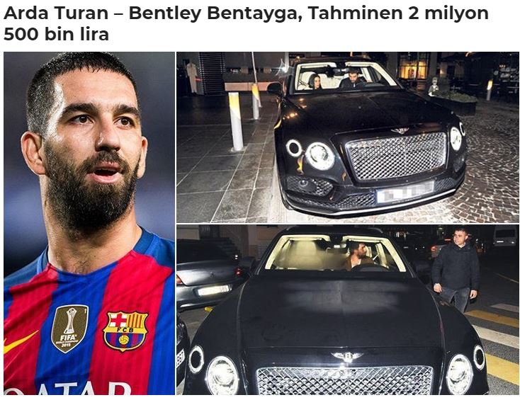 Ünlülerin Dudak Uçuktalan Arabaları ve fiyatları 16