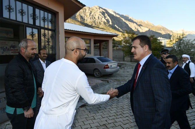 Vali Akbıyık Aktütün ve Konur köylerini ziyaret etti 21