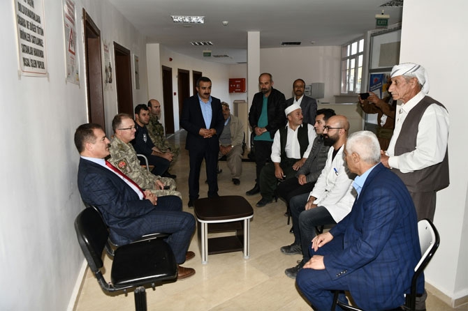 Vali Akbıyık Aktütün ve Konur köylerini ziyaret etti 22