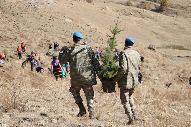 Hakkari'de fidan dikimi etkinliği 23