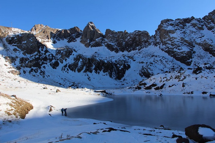 Hakkari'de ilk defa Cilo Sat Gölleri kar ile görüntülendi 12