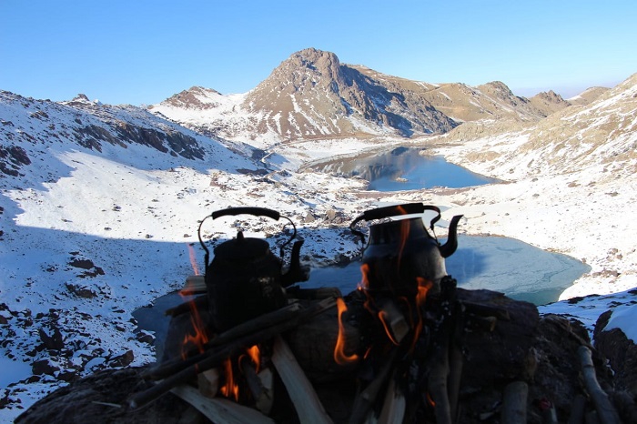 Hakkari'de ilk defa Cilo Sat Gölleri kar ile görüntülendi 9