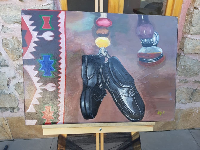 Çukurca'nın ilk resim sergisine yoğun ilgi! 1