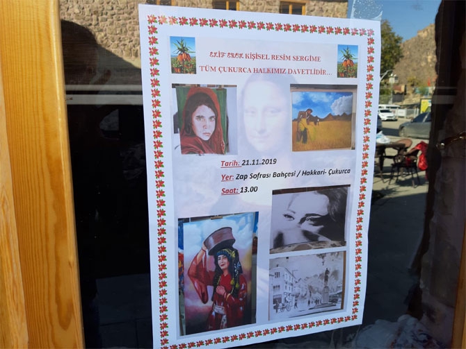 Çukurca'nın ilk resim sergisine yoğun ilgi! 10