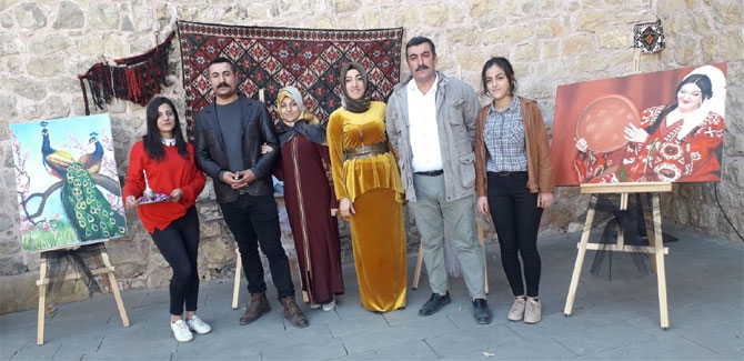 Çukurca'nın ilk resim sergisine yoğun ilgi! 6