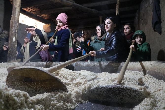 Proje sayesinde ilk defa Çukurca'yı gördüler 11