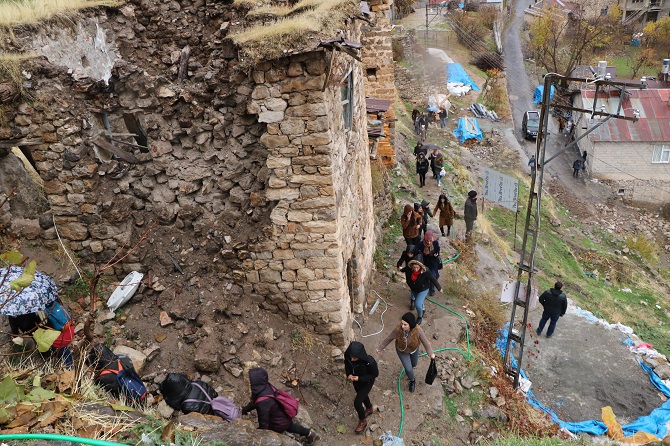 Proje sayesinde ilk defa Çukurca'yı gördüler 2