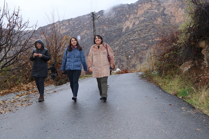 Proje sayesinde ilk defa Çukurca'yı gördüler 26