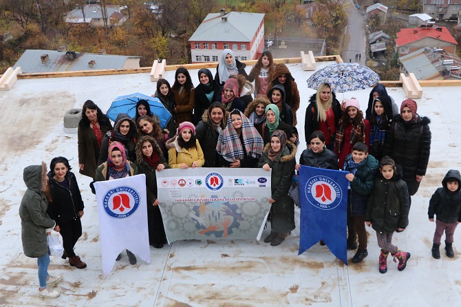 Proje sayesinde ilk defa Çukurca'yı gördüler 32