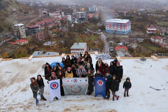 Proje sayesinde ilk defa Çukurca'yı gördüler 4