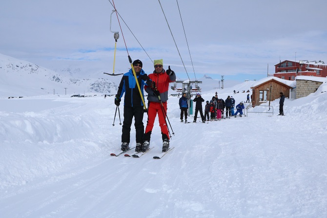 Hakkari'de kayak sezonu açıldı 14