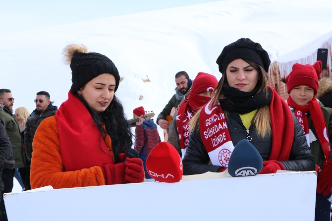 Hakkari'de, Sarıkamış şehitleri için yürüyüş 11