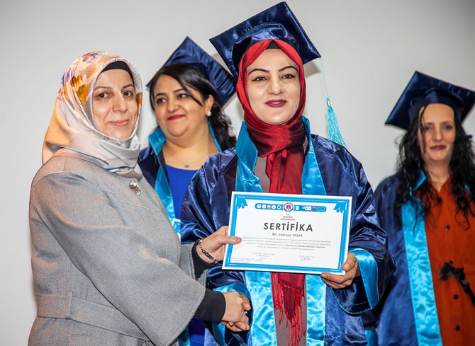 Hakkarili Girişimci kadınlar kep fırlattı 17