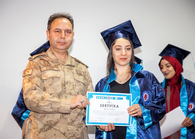 Hakkarili Girişimci kadınlar kep fırlattı 18