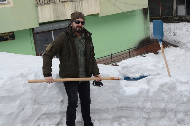 Hakkari’de kış çetin geçiyor 30