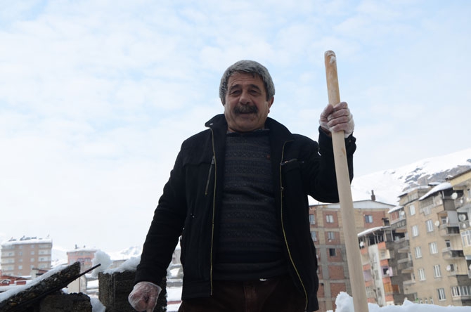 Hakkari’de kış çetin geçiyor 40