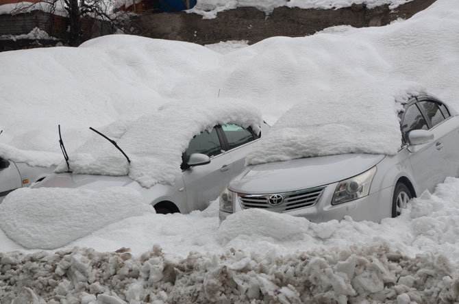 Hakkari’de kış çetin geçiyor 7