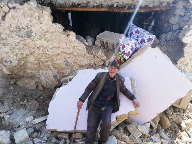 Başkale'deki yıkımdan fotoğraflar! 2