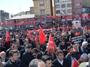Hakkari'de 'Bahar Kalkanı Harekatına' destek yürüyüşü